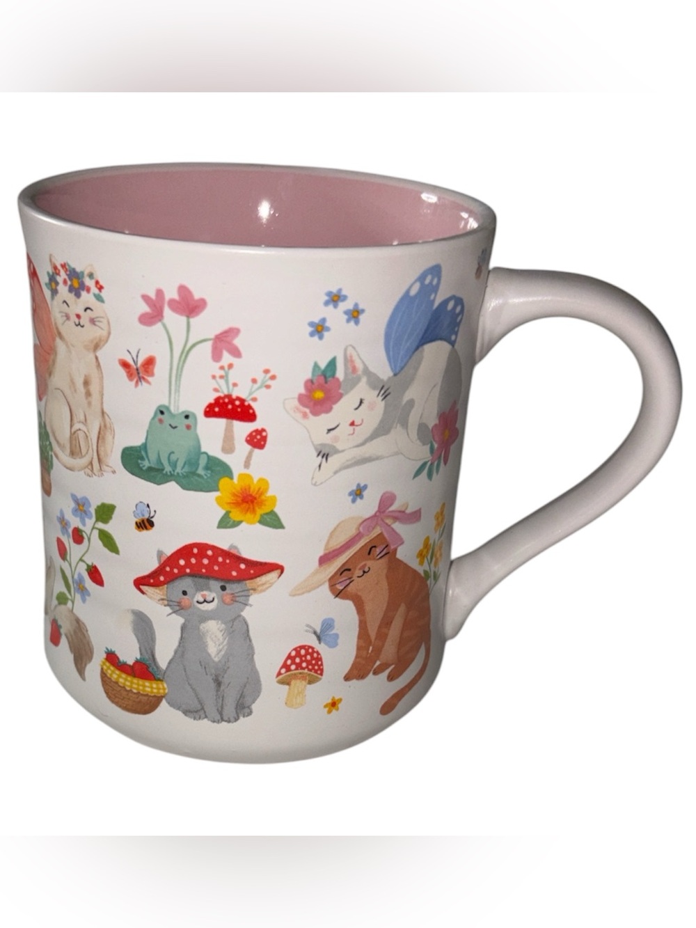 Clementine paper Inc cat fall fairy mushroom whimsical mug